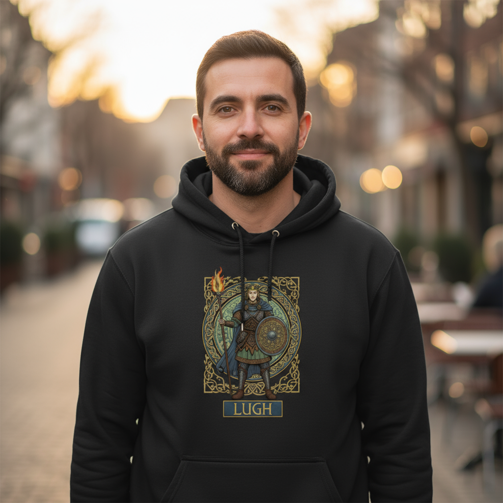 Bluza z kapturem męska - Lugh - Mitologia celtycka