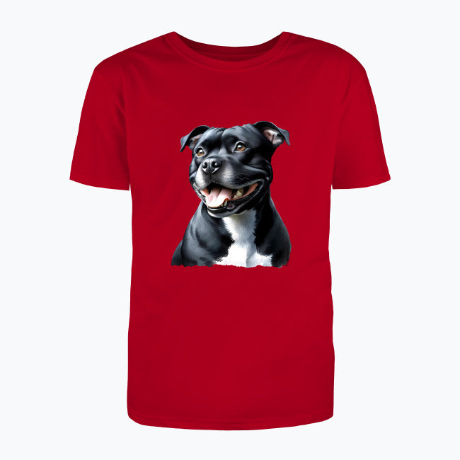 Koszulka męska z nadrukiem - Staffordshire Bull Terrier