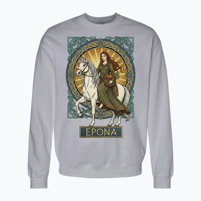Bluza damska z nadrukiem - Epona - Mitologia celtycka