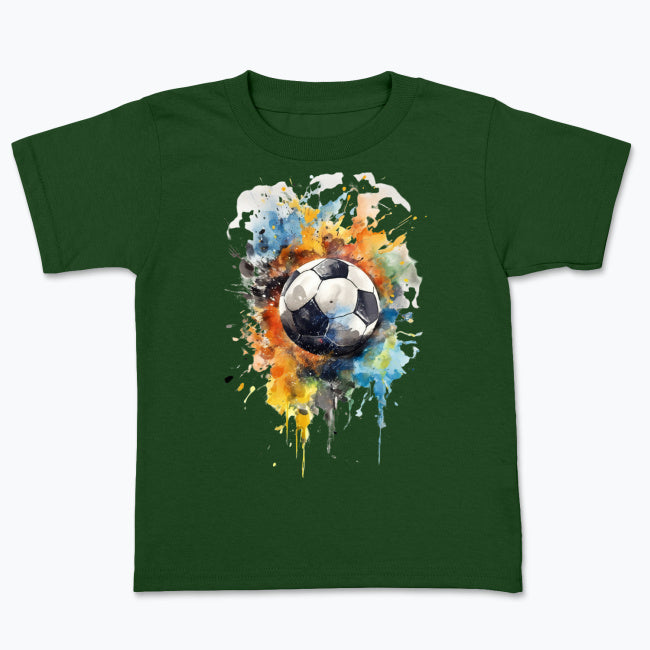 T-shirt dziecięcy - Piłka w kolorach