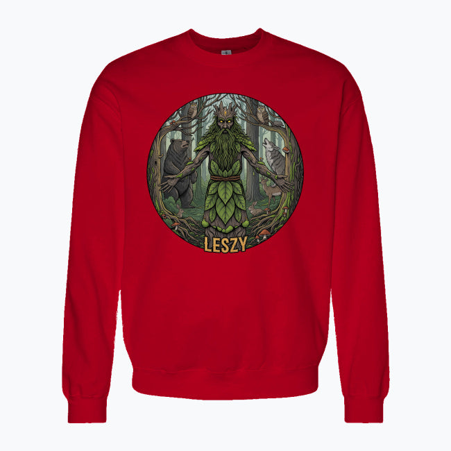 Bluza męska z nadrukiem - Leszy - Mitologia słowiańska