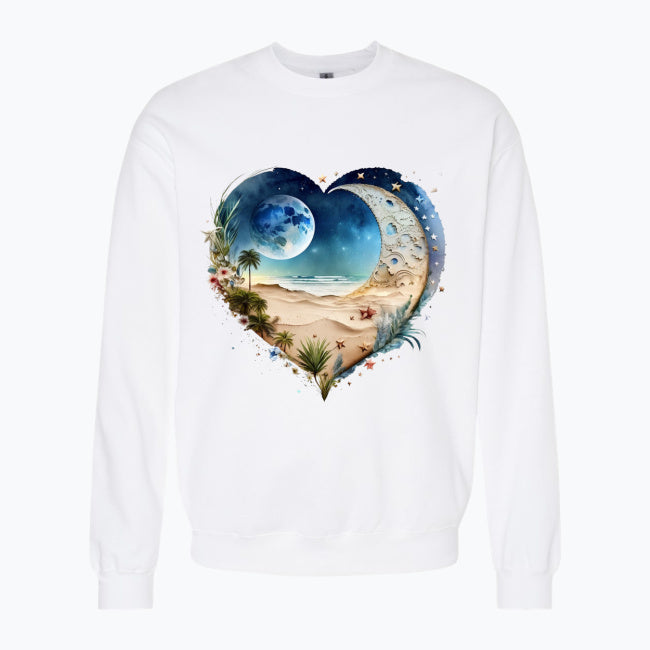 Bluza damska - Księżycowe serce