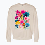 Bluza damska - Kolorowe kwiaty