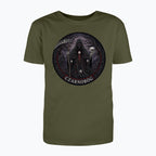 T-shirt męski z nadrukiem - Czarnbóg - Mitologia słowiańska