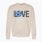 Bluza męska z nadrukiem - Love football