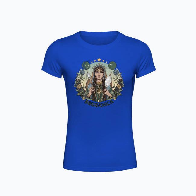 Koszulka damska z nadrukiem - Rodzanica - Mitologia słowiańska