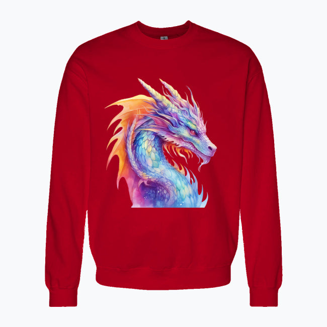 Bluza damska - Kolorowy smok