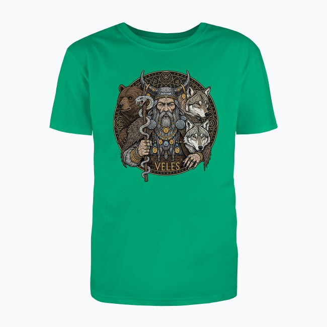 T-shirt męski z nadrukiem - Veles - Mitologia słowiańska