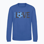 Bluza dziecięca z nadrukiem - Love football