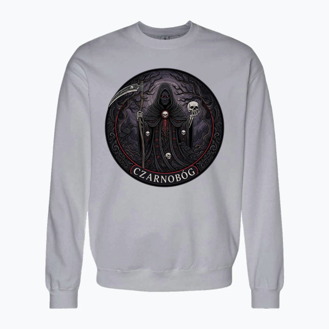 Bluza męska z nadrukiem - Czarnobóg - Mitologia słowiańska