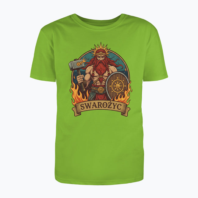 T-shirt męski z nadrukiem - Swarożyc - Mitologia słowiańska
