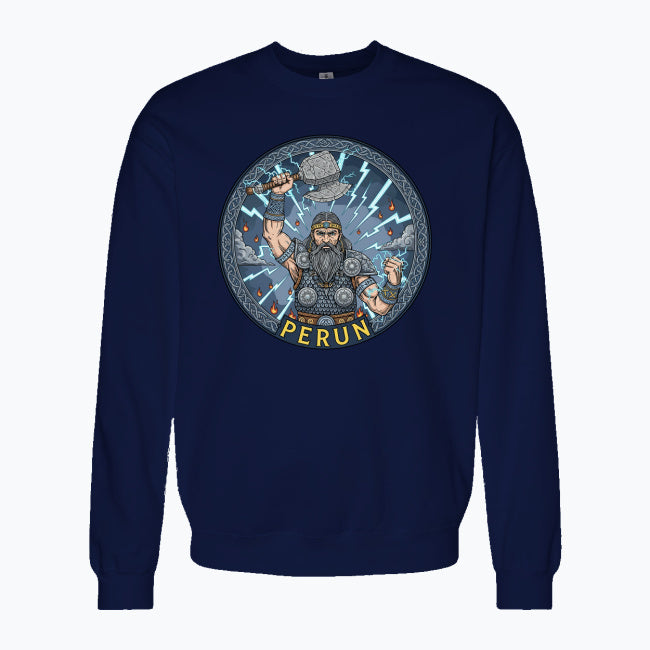 Bluza męska z nadrukiem - Perun - Mitologia słowiańska