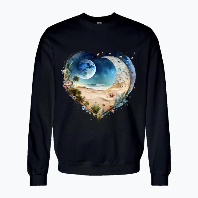 Bluza damska - Księżycowe serce