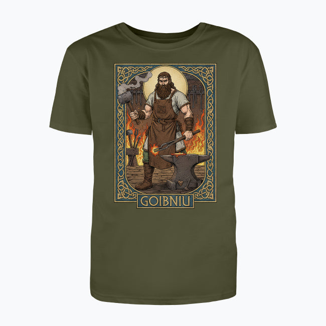 T-shirt męski z nadrukiem - Goibniu - Mitilogia celtycka