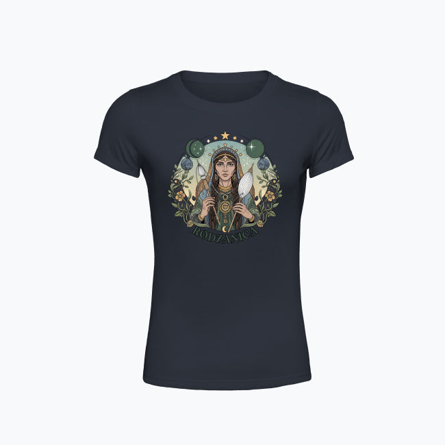 Koszulka damska z nadrukiem - Rodzanica - Mitologia słowiańska
