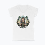 Koszulka damska V-neck - Rodzanica - Mitologia słowiańska