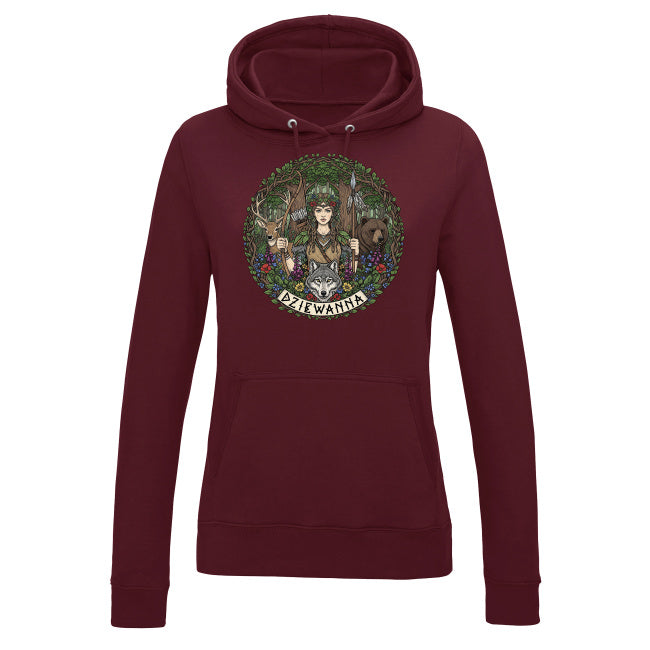 Damska bluza z kapturem - Dziewanna - Mitologia słowiańska