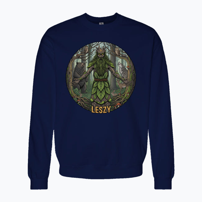 Bluza męska z nadrukiem - Leszy - Mitologia słowiańska