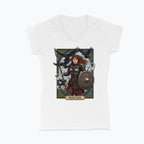 Koszulka damska V-neck - Macha - Mitologia celtycka