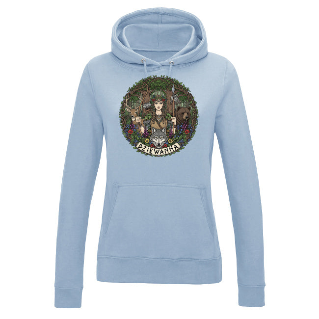 Damska bluza z kapturem - Dziewanna - Mitologia słowiańska