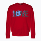 Bluza męska z nadrukiem - Love football