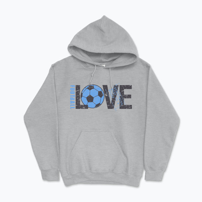 Bluza męska z kapturem - Love Football