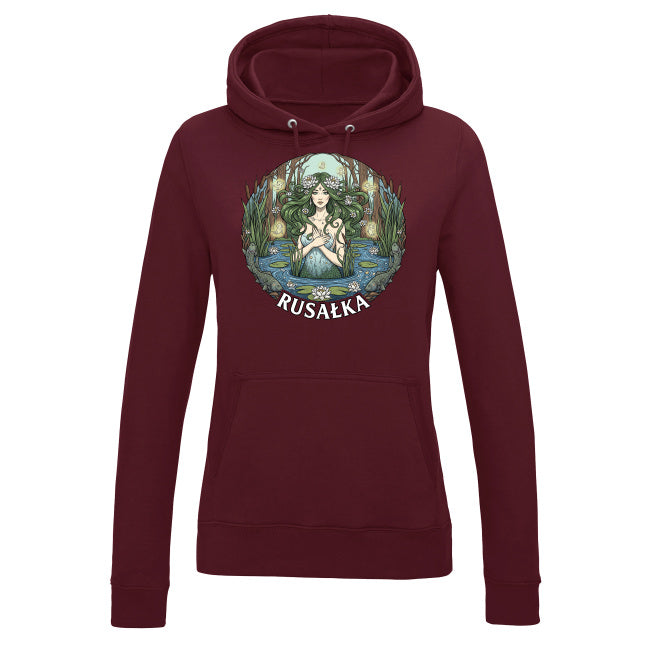 Damska bluza z kapturem - Rusałka - Mitologia słowiańska