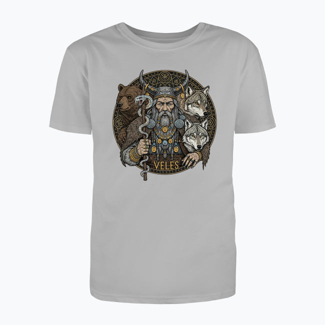 T-shirt męski z nadrukiem - Veles - Mitologia słowiańska