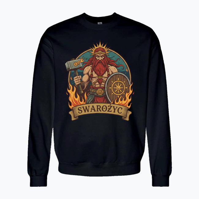 Bluza męska z nadrukiem - Swarożyc - Mitologia słowiańska