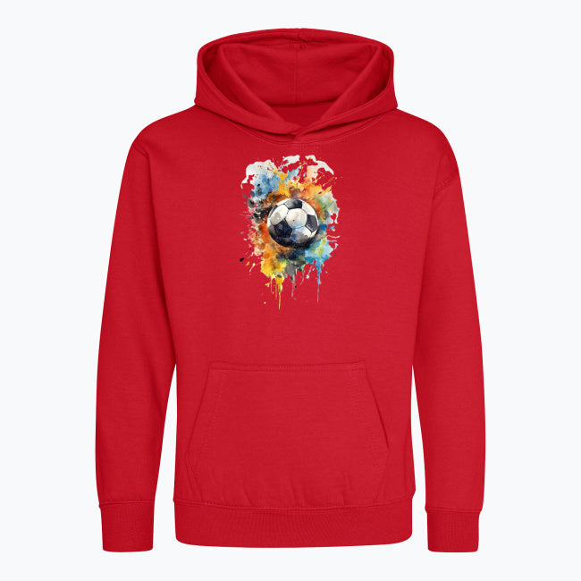 Bluza dziecięca z kapturem - Piłka w kolorach