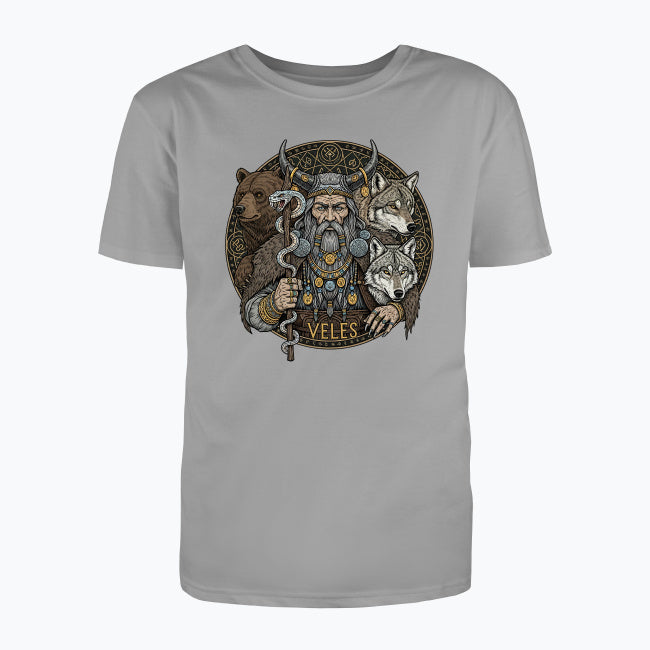 T-shirt męski z nadrukiem - Veles - Mitologia słowiańska