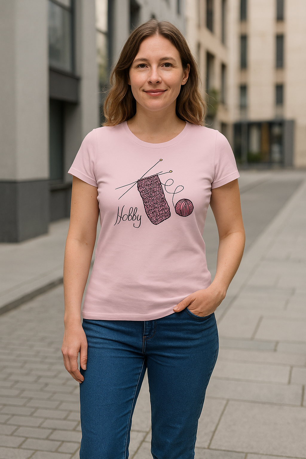 Koszulka damska - Włóczkowe hobby