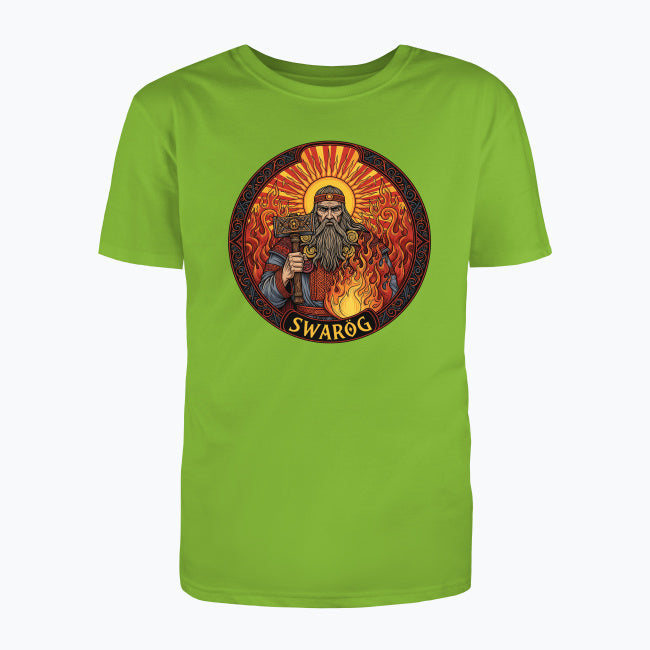 T-shirt męski z nadrukiem - Swaróg - Mitologia słowiańska