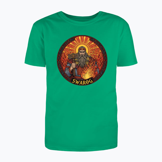 T-shirt męski z nadrukiem - Swaróg - Mitologia słowiańska