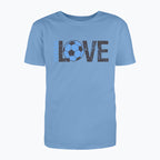 T-shirt męski z nadrukiem - Love football
