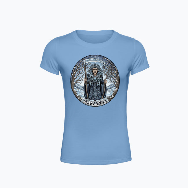 T-shirt damski z nadrukiem - Marzanna - Mitologia słowiańska