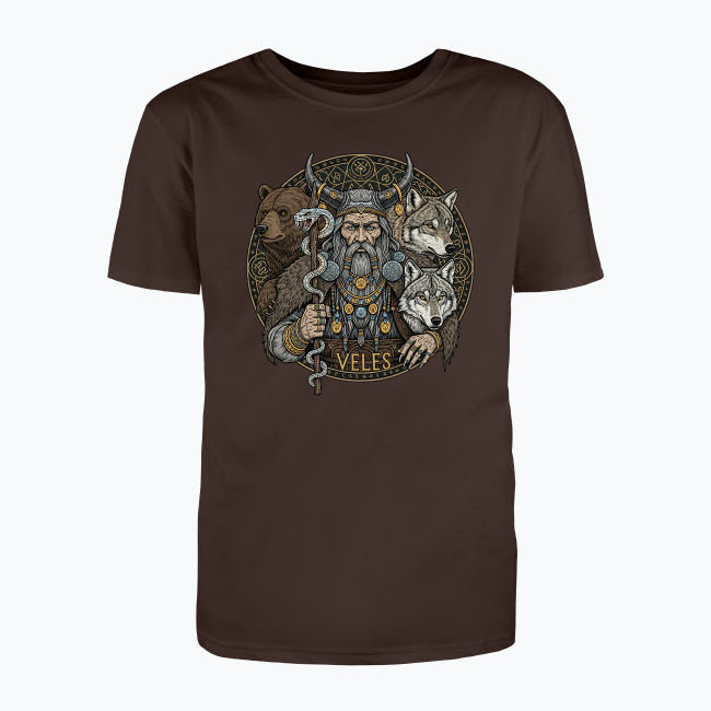 T-shirt męski z nadrukiem - Veles - Mitologia słowiańska