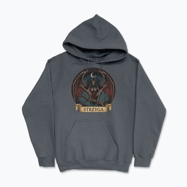 Bluza męska z kapturem - Strzyga - Mitologia słowiańska