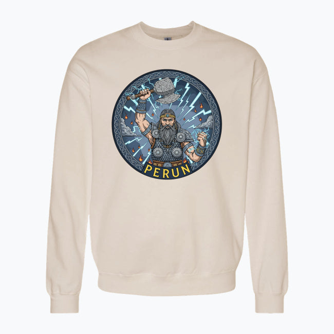 Bluza męska z nadrukiem - Perun - Mitologia słowiańska