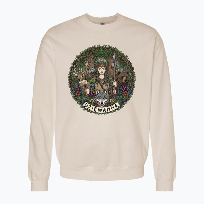 Bluza damska z nadrukiem - Dziewanna - Mitologia słowiańska