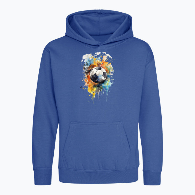 Bluza dziecięca z kapturem - Piłka w kolorach