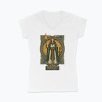 Koszulka damska V-neck - Birgit - Mitologia celtycka