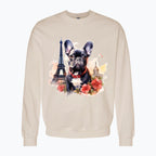 Bluza damska - Buldog w Paryżu