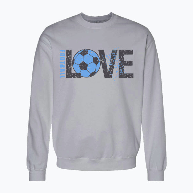 Bluza męska z nadrukiem - Love football