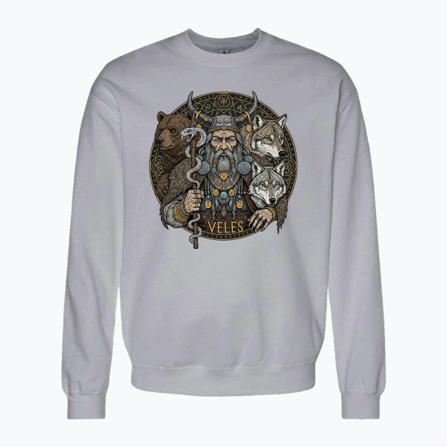 Bluza męska z nadrukiem - Veles - Mitologia słowiańska