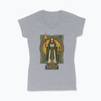 Koszulka damska V-neck - Birgit - Mitologia celtycka