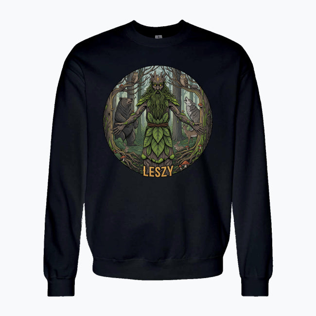 Bluza męska z nadrukiem - Leszy - Mitologia słowiańska