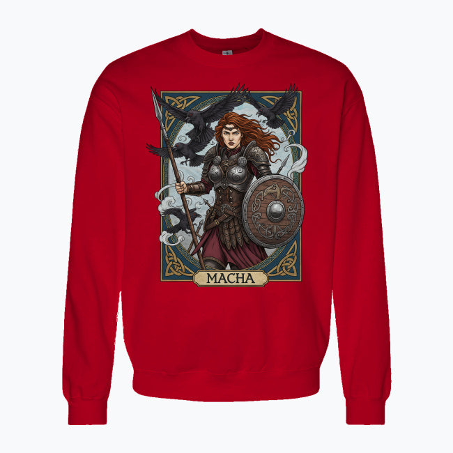 Bluza damska z nadrukiem - Macha - Mitologia celtycka
