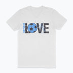 Męska koszulka V-neck - Love football