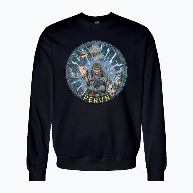 Bluza męska z nadrukiem - Perun - Mitologia słowiańska